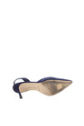 Manolo Blahnik Womens Suede Pointed Toe Slingbacks Pumps Navy Blue Size 40 10 — photo 4