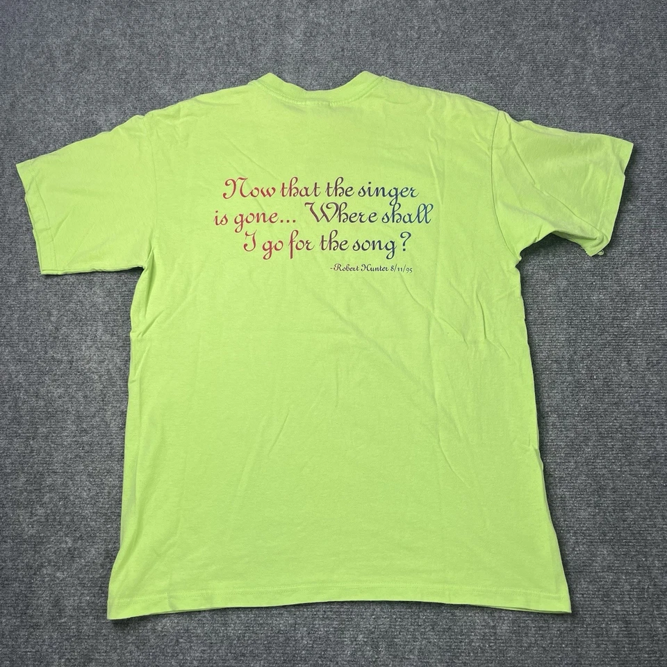 Camiseta De Colección 1995 Grateful Dead Jerry Garcia Big Face Para Hombre L 1990s Banda Camiseta Foto 2 de 4