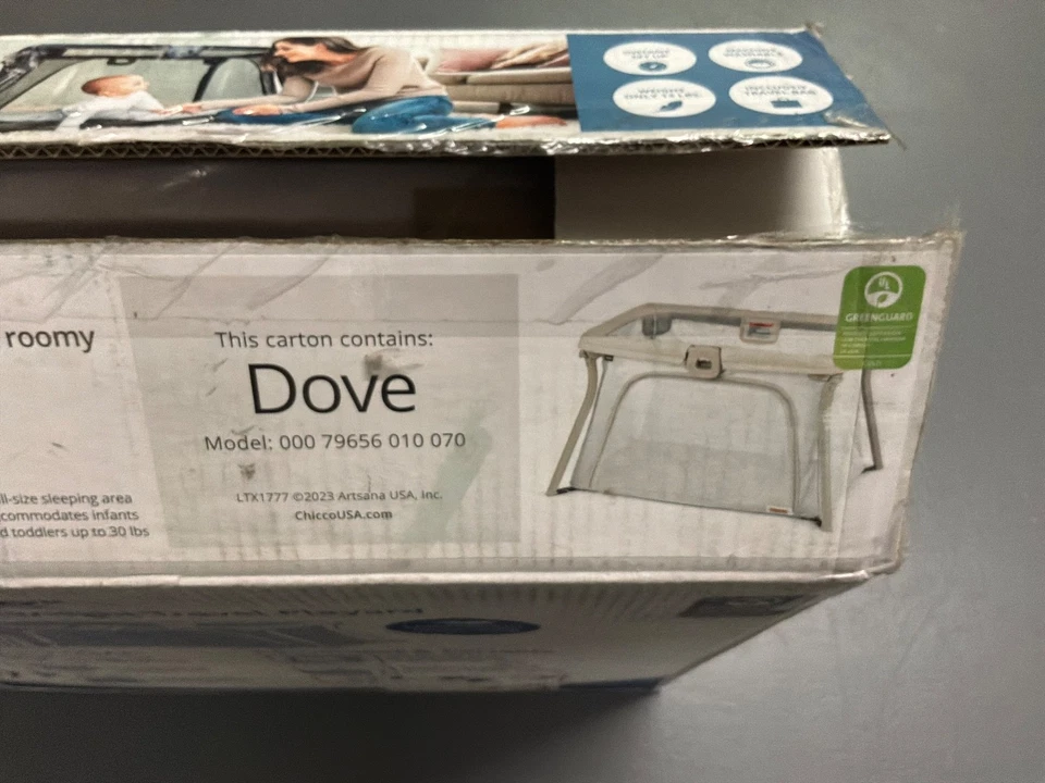 Chicco Alfa Lite Lightweight Travel Playard, Portable Playpen Dove/Beige - Image 3 of 3