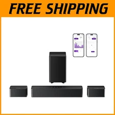 Adjustable Surround & Bass Sound Bar with Subwoofer