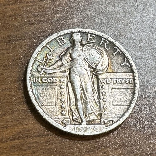 1924 Standing Liberty Silver Quarter VF+
