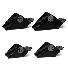 Clipper Guards Set 16 14 12 10 Compatible with Most Wahl Clippers, Black