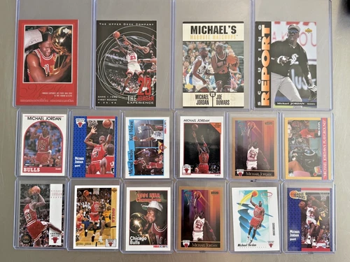 New ListingMichael Jordan *Jumbo Card*  16 Card- Lot 12 Standard 4 Jumbo  Cards Bulls (#1)