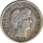 1896-S Barber Dime Choice VF Key Date Great Eye Appeal Nice Strike
