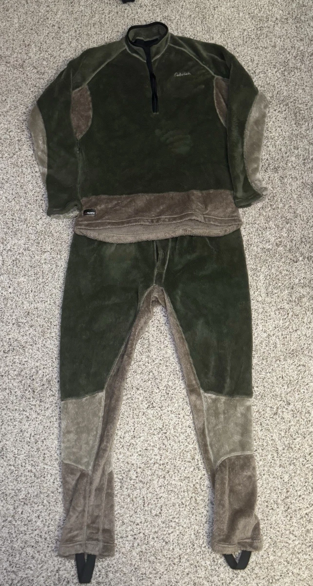 Pantalon Polaire Cabela's ECWCS Noir - Base Layer Homme - Taille M Régulier