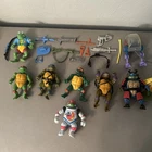 Lot Of Ninja Turtles TMNT Vintage figures from 1988-1990.