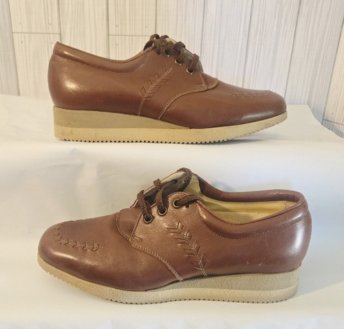 Barefoot Freedom Brown Oxford Orthopedic Vibram Sole Lace-Up Women's Size 7.5 B - Picture 2 of 8