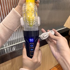 Automatic Male Masturbaters Thrusting Cup Rotating Stroker Men Sex Toy Handsfree