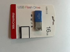 Memorex USB Flash Drive USB 2.0 - Blue - 16 GB - NEW