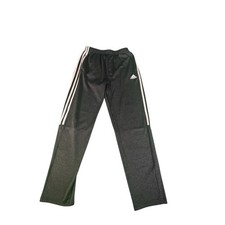 Adidas Track Pants Boys XL 18/20 Gray 3 Stripe Athletic Soccer Joggers Logo