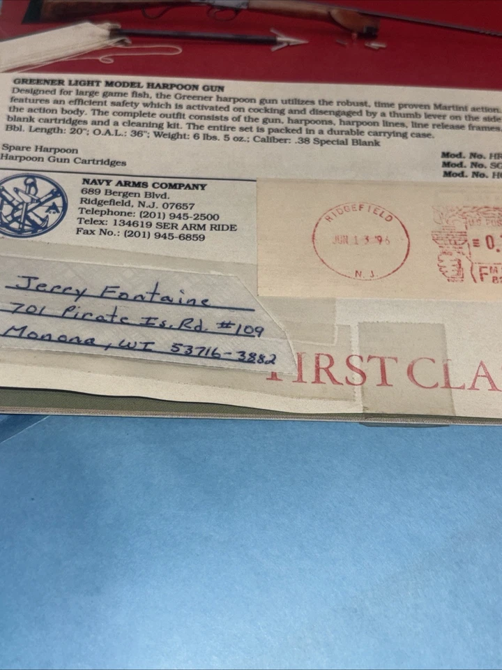 1996 Navy arms Company catalog  bonus price list - Image 4 of 4