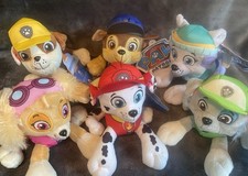 PAW Patrol Plush Lot of 6 Stuffed Animal Toys 7  New with Tags 