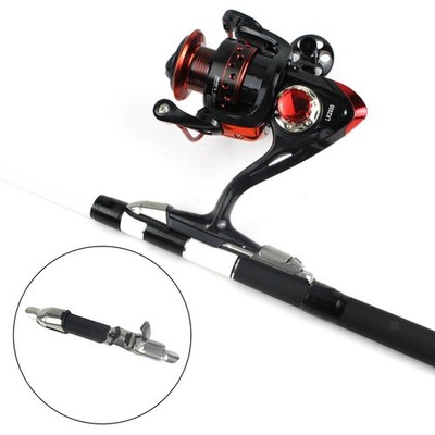 Snap Lock Angelrollenhalter Pole Rod Clip Deck für Angelgerät Süßwasser im