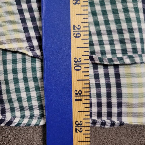 Vintage Haggar Casual Button Down Mens Size XL Striped Cotton Short Sleeve Shirt - Picture 12 of 12