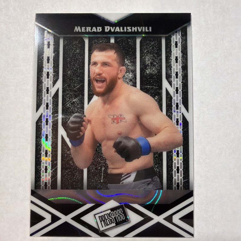 2024 Leaf Collective Press Pass Merab Dvalishvili 1/1