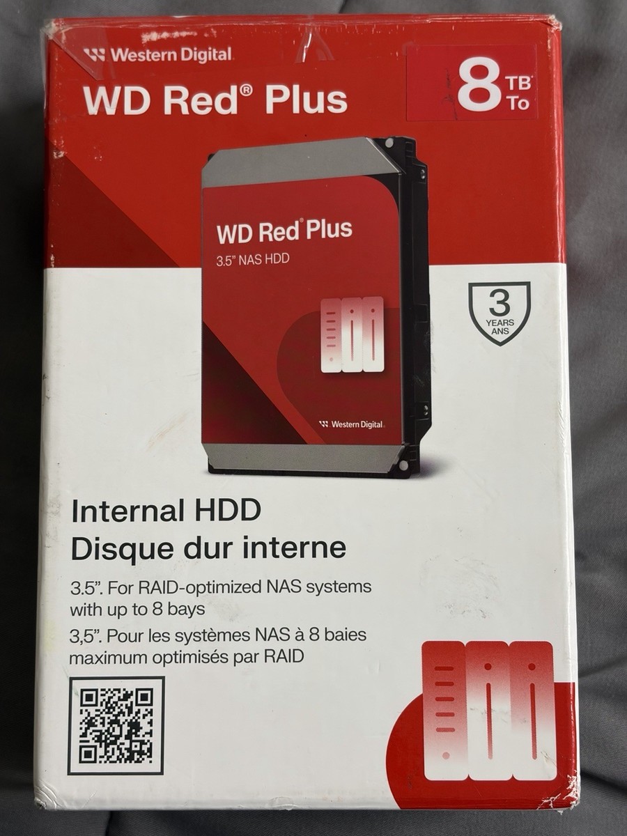 WD Red Plus WD80EFAX 8TB NAS Hard Drive SATA III 6Gb/s 3.5 WD Red Plus WD80EFAX 8TB NAS Hard Drive SATA III 6Gb/s 3.5