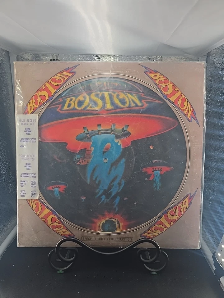 BOSTON OG/Original limited edition PICTURE DISC LP 1976 EPIC E99 34188 VG+/VG - Image 3 of 4