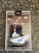2021 Topps Chrome Black Yordan Alvarez Auto  /50