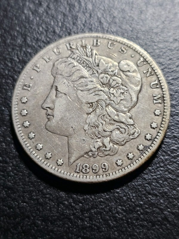 XF 1899 O MORGAN SILVER DOLLAR