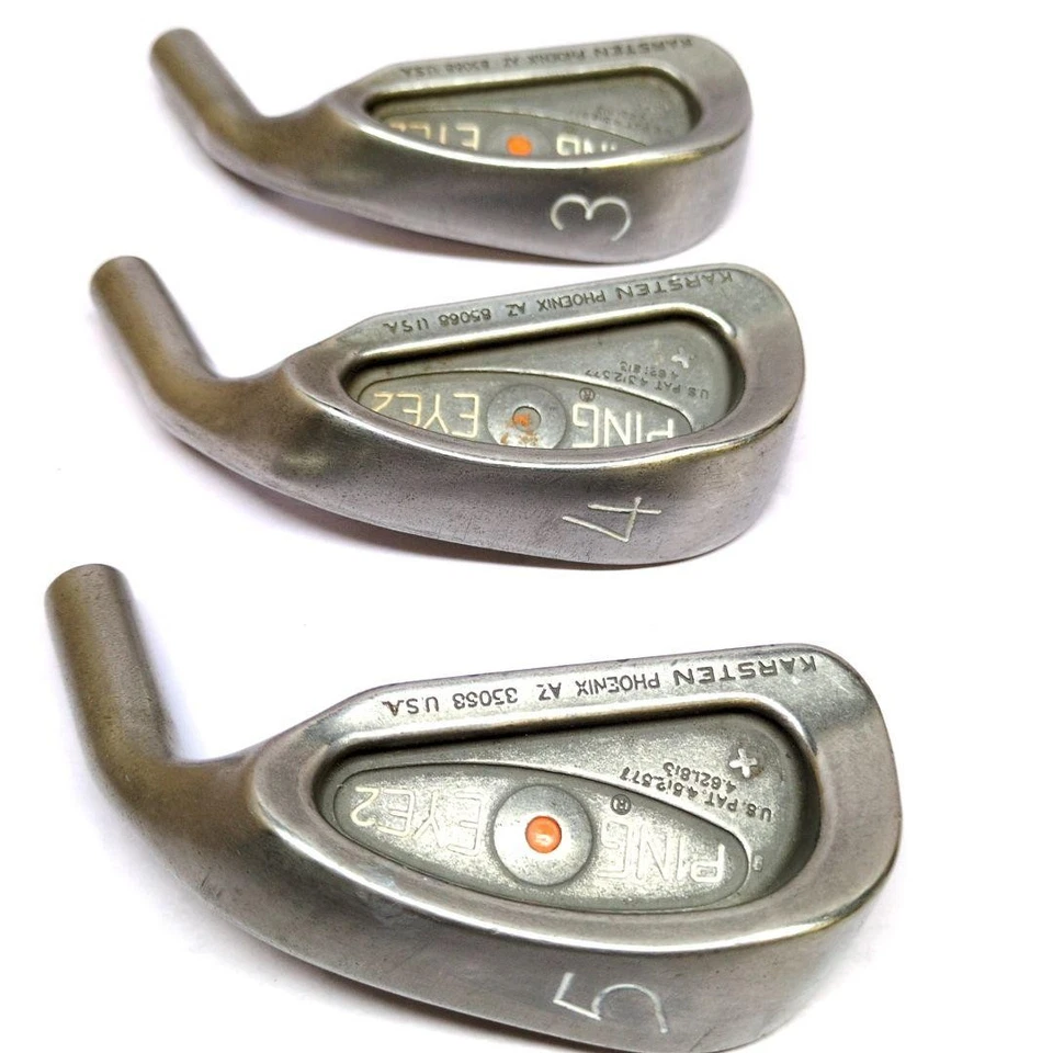 PING EYE2 Iron Heads Only 9 pcs 3-9 .W.S Orange Dot - Image 3 of 4
