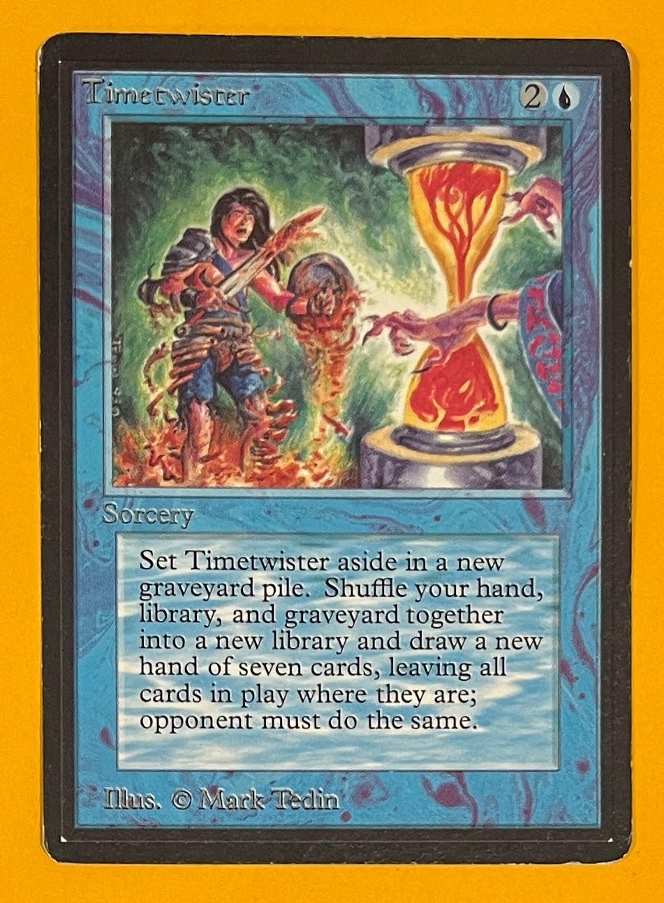 MTG TIMETWISTER Beta LP (OldManMTG 014-405)