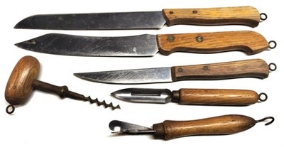 Karlsson & Nilsson Rostfrittstal ESKILSTUNA SWEDEN 6 pc Kitchen Knife Set