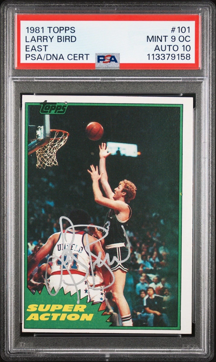 25+ Larry Bird Basketball Grade 10 Rookie Sports Trading Cards