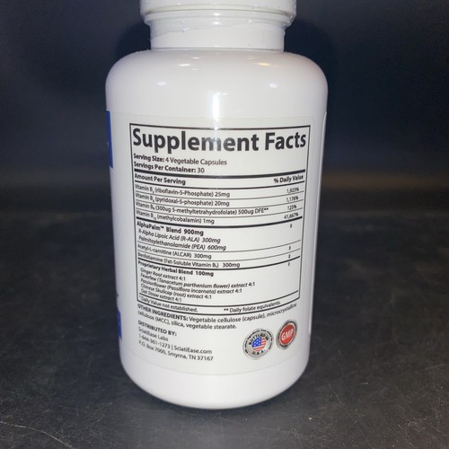SciatiEase Sciatic Nerve Health Support Nerve Supplement 120 Capsules Exp 06/26 - Picture 3 of 5