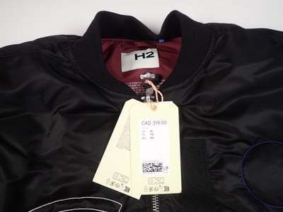 NWT H2 Heron Preston X H&M Reversible Flight Bomber Jacket