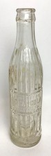Vintage Ribbed Coca-Cola Art Deco 7 FL OZ Bottle Omaha, Neb