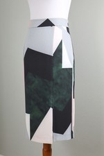 TED BAKER London 225 Roxane Sapphire Printed Pencil Skirt Size 0 US 2