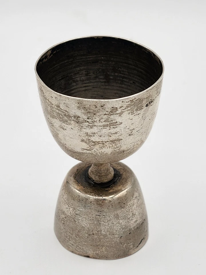 Jigger doble vintage de mediados de siglo Eddie's de México de ley 925 Foto 2 de 4