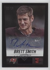2014 Panini Hot Rookies Rookie Signatures Black 11/15 Brett Smith #344 Auto 2r8