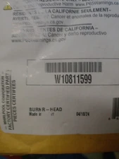 "NEW" WHIRLPOOL OEM W10811599  Surface Burner Base  ,  FAST FREE SHIPPING,