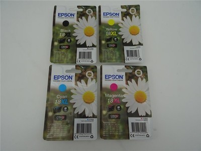 Original Epson 18XL / C13T18164511 Tintenpatronen Set 4 Farben für XP-100 Series