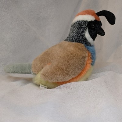 Wild Republic Audubon Vögel CALIFORNIA WACHTEL Plüschtier Kuscheltier Vogel mit Sound