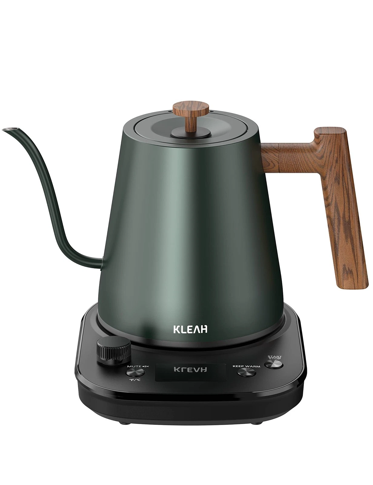 Gooseneck Electric Kettle with Temperature Control - 0.8L Automatic Shut Off ...