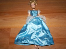 Disney Princess Cinderella 12" Doll Blue Dress with Lights Needs Batteries EUC
