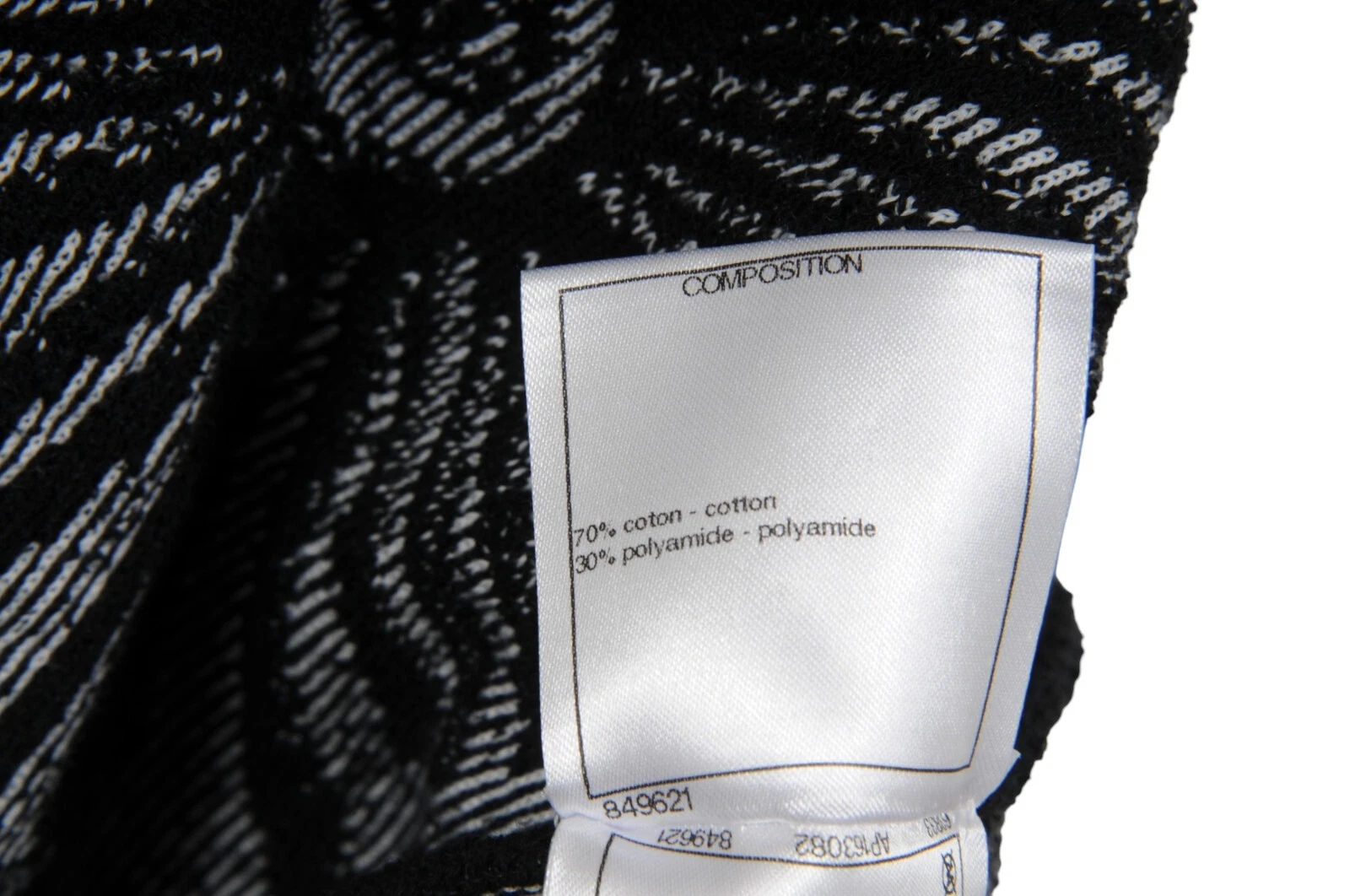 Felpa con cappuccio Chanel donna logo CC Lion Sea taglia 40 grande nero bianco pullover giacca