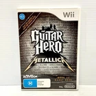Guitar Hero: Metallica + Manual - Nintendo Wii - Tested & Working - Free Postage