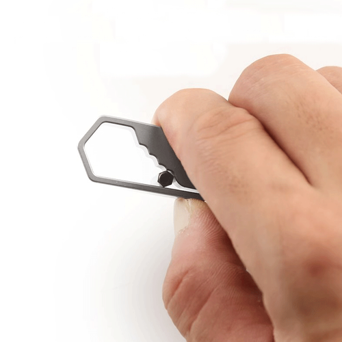Mini Titanium Keychain Pocket Folding #11 Blade Knife Cutter Outdoor Camping EDC - Picture 12 of 15