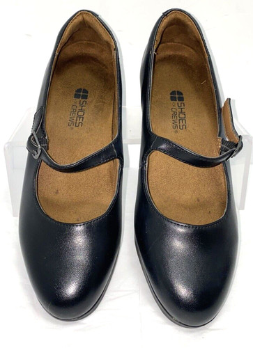 Shoes For Crews Women's VITA Mary Jane Slip Resistant Shoes Size 7.5M Black B*N