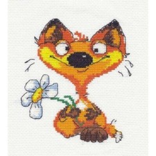 "Fox" Unprinted Funny Needlework Cross Stitch Kit 26-03