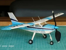 Cessna Cardinal Rubber 13" Wingspan RC Model Airplane Printed Plans & Templates