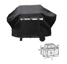 Premuim HD Waterproof heavy duty All season Grill BBQ Cover 65"  black