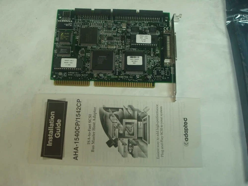 ADAPTEC AHA-1542CP ISA SCSI CONTROLLER CARD NEW WITH MANUAL BULK