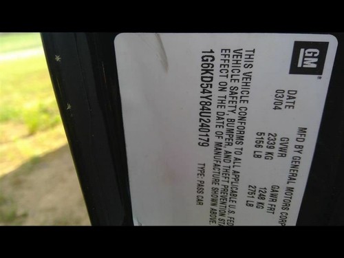 Passenger Right Tail Light Fits 00-05 DEVILLE 226110 - Picture 2 of 8