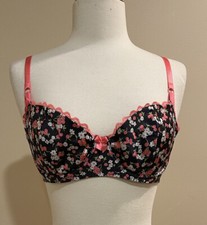 Victoria s Secret Vintage Floral Balconette Bra Sz 36C 2003 New Rare Cute