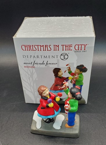 DEPARTMENT 56 SWEET FRIENDS FOREVER 4025250 CHRISTMAS IN THE CITY VILLAGE - Picture 2 of 3