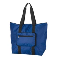 15.7 Inch foldable tote bag inner zippered outer pockets & built-in Travel case